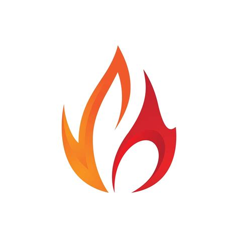 Flame Logo Vector Template Fire Logo Design Graphic Vector Art At Vecteezy
