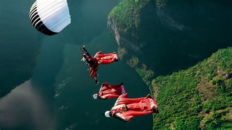 Wingsuit Base Jumping In Norway Youtube