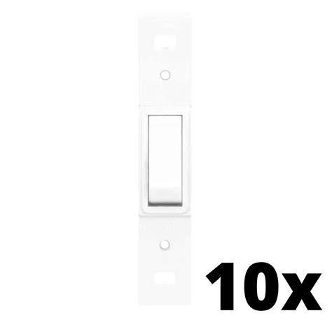 kit 10 und blanc 1 seção de interruptor simples sem placa eletrofer serrana