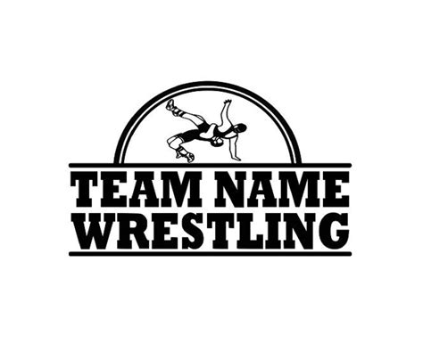 Wrestling Svg Wrestling Cut File Wrestling Silhouette Wrestling Clip