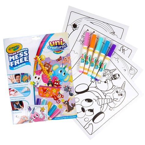 Buy Crayola Color Wonder Unicreatures, Mess Free Coloring Pages