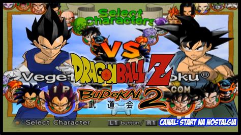 Dragonball z shin budokai another road psp : Dragon Ball Z Budokai 2 - PS2 - LISTA DE TODOS PERSONAGENS ...