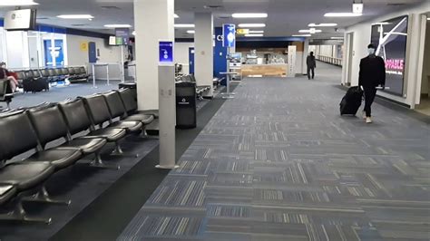 An Empty United Airlines Terminal At Washington Dulles International