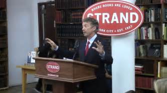 Rand Paul Speech About His New Book Taking A Stand Youtube