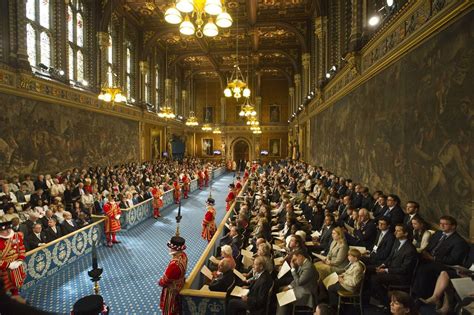 Britains Queen Elizabeth Opens Parliament In The House Of Lords The