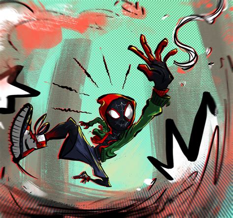 Artstation Spider Man Into The Spider Verse Fan Art