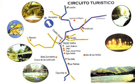 Circuitos Turisticos De Tingo María Mapas Es Mi Perú