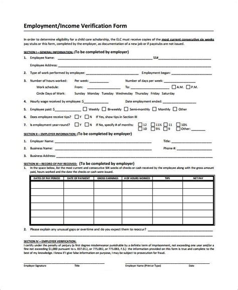 Free Employee Verification form Template Beautiful Sample In E