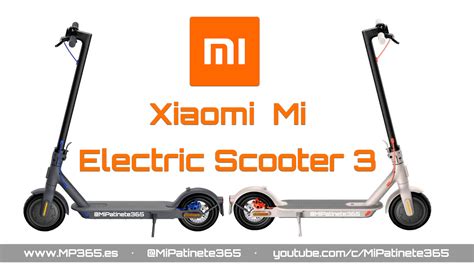 Así Será El Patinete Eléctrico Xiaomi Mi Electric Scooter 3 Mi Patinete 365