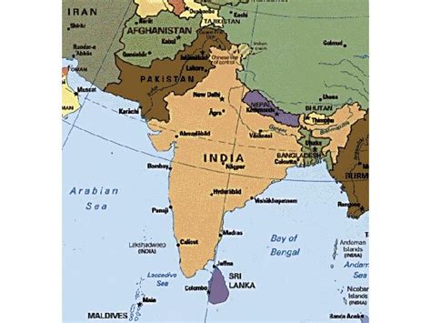 South Asia India Maps