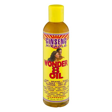 Ginseng Miracle Wonder 8 Hair Oil 80 Fl Oz