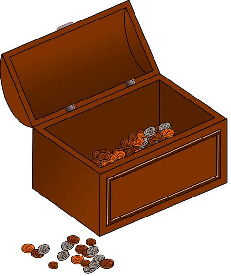 Treasure Chest Clip Art Free Vector In Open Office Dr