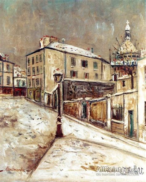 Maurice Utrillo Montmartre Oil Painting Reproductions