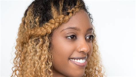 How To Braided Bangs For Curly Hair Birchbox Mag
