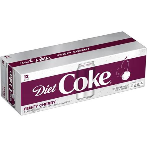 Coca Cola Fiesty Cherry Diet Coke 12 Pack 154810 Blains Farm And Fleet