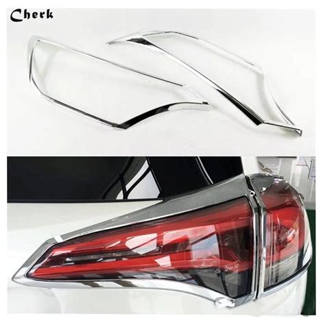 2pcs For Toyota Rav4 2016 2017 Car Auto Accessories Front Lamp Cover
