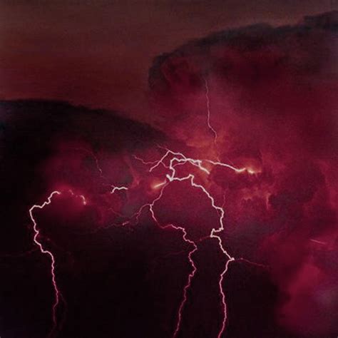 Stranger Things Aesthetic Red Lightning Storm Upside Down Will Byers