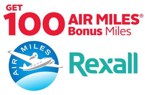 Rexall Air Miles Coupon Get 100 Bonus Miles — Deals From Savealoonie