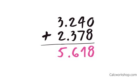 Adding Decimals Easily Done W 5 Worked Examples