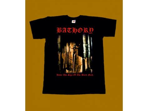 Bathory T Shirt Under The Sign Of The Black Mark