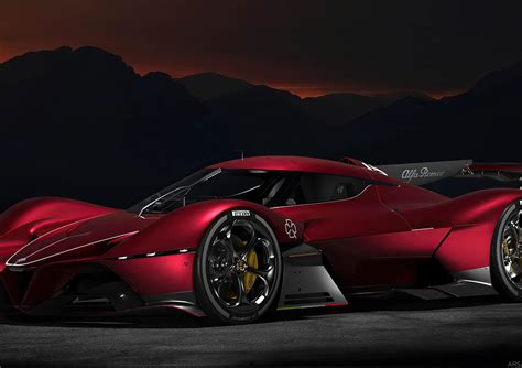 Alfa Romeo 8c R Tazio Il Rendering Della Hypercar Endurance Fa Sognare