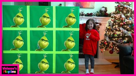 unboxing grinch giant smash surprise boxes viviennes playtime youtube