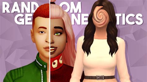 The Sims 4 Create A Sim The Random Genetics Challenge Nailed It