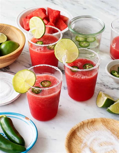 Watermelon Margarita Recipe Love And Lemons