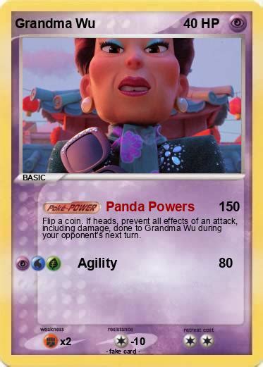Pokémon Grandma Wu Panda Powers My Pokemon Card