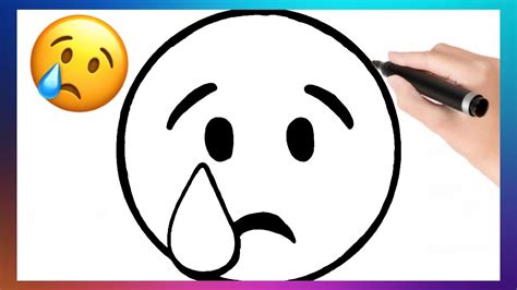 Como Dibujar Paso A Paso Al Emoji Triste Çocuk Gelişimi Çocuk