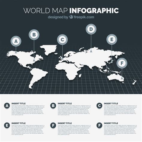 Weltkarte lander umrisse schwarz weiss weltkarte umriss. Schwarz-weiß-weltkarte infografik | Kostenlose Vektor