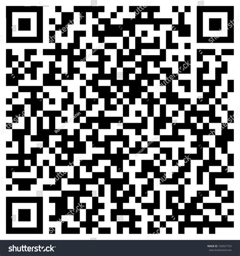 Random Generated Qr Code Abstract Pattern Stock