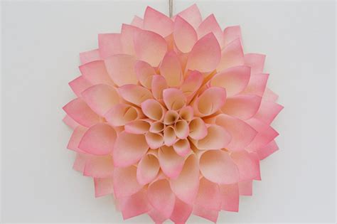 Dahlia Paper Flower Template New Concept