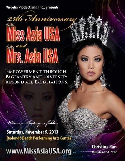 Th Annual Miss Asia Usa And Mrs Asia Usa Cultural Pageants Redondo
