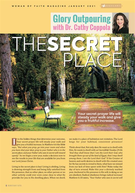 The Secret Life From Woman Of Faith Magazine