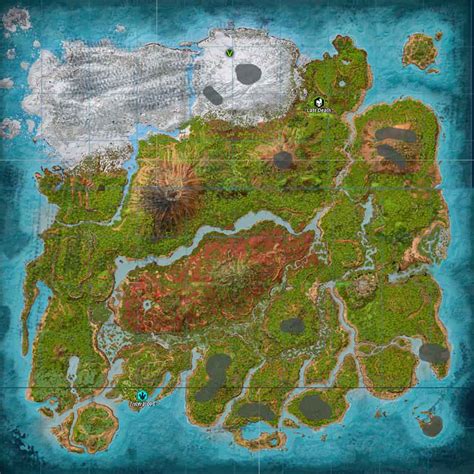 All Ark Survival Ascended Resource Locations Map Pro Game Guides