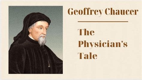 Summary Of The Physicians Tale Canterbury Tales By Geoffrey Chaucer