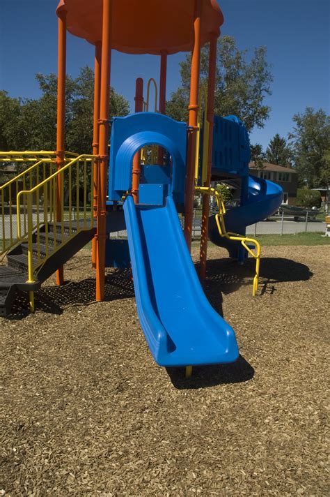 Straight Slide Park Slide Playground Slide