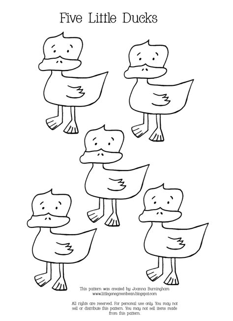 Printable 5 Little Ducks Printable Word Searches