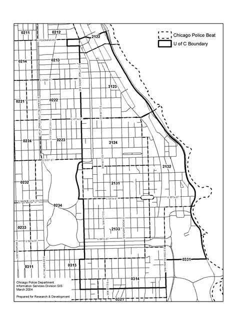 Chicago Police District Map Chicago Police Department District Map