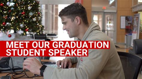 Meet Brandon Sluss Our Graduation Student Speaker Youtube