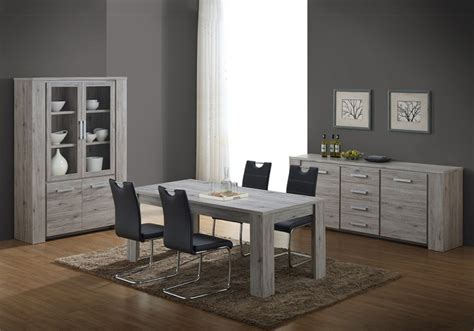 Salle à manger complète Elita de style rustique moderne