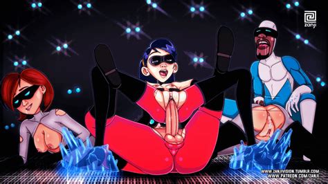 Post Animated Frozone Helen Parr The Incredibles Thecandykid Violet Parr