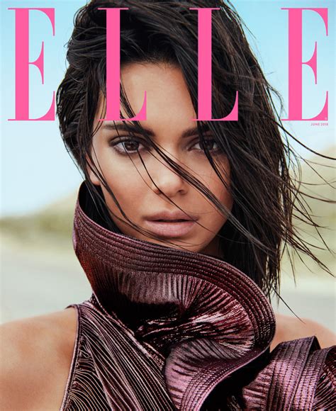Kendall Jenner Elle June Issue Magazines Editorials Fashion Tom Lorenzo Site Tom