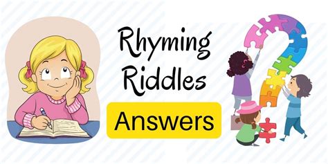 30 Fun Rhyming Riddles With Answers Everythingmom