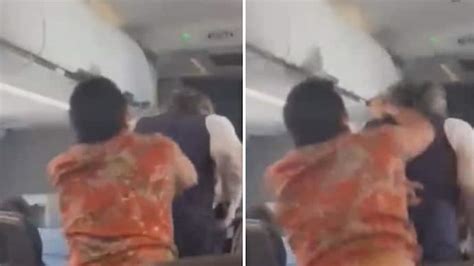 Passenger Punches American Airlines Flight Attendant After Heated Argument Viral Video India