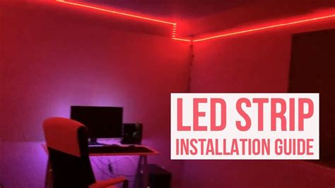 Led Strip Light Installation Guide 16 4ft 32ft Available For Purchase