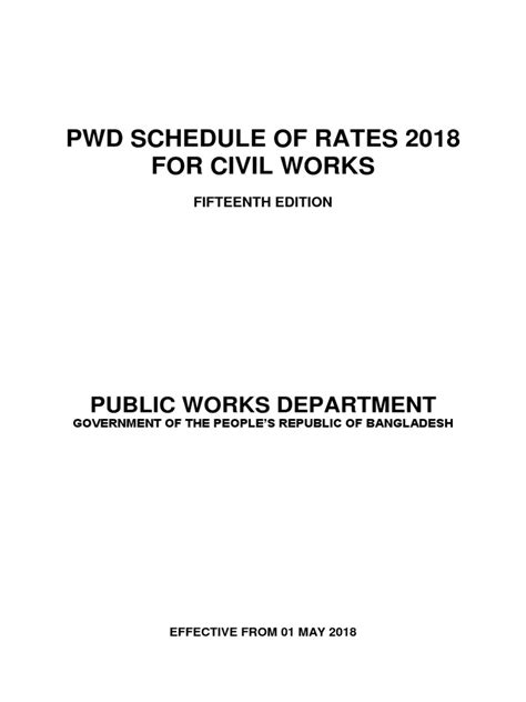 These tax rate schedules are provided to help you estimate your 2019 federal income tax. PWD Schedule of Rates 2018-2 | Pascal (Unit) | Ton