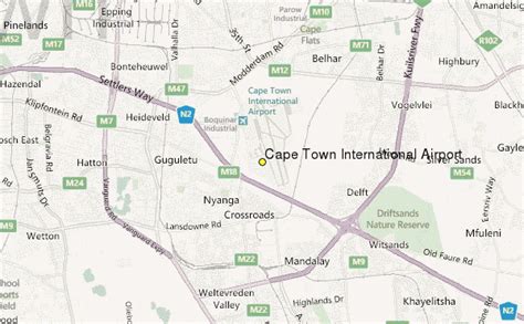 Cape Town Airport Map Location