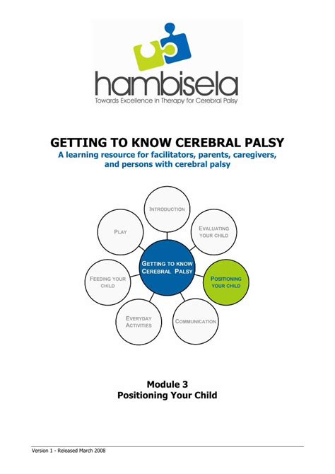 Pdf Getting To Know Cerebral Palsy Physiopedia · Getting To Know